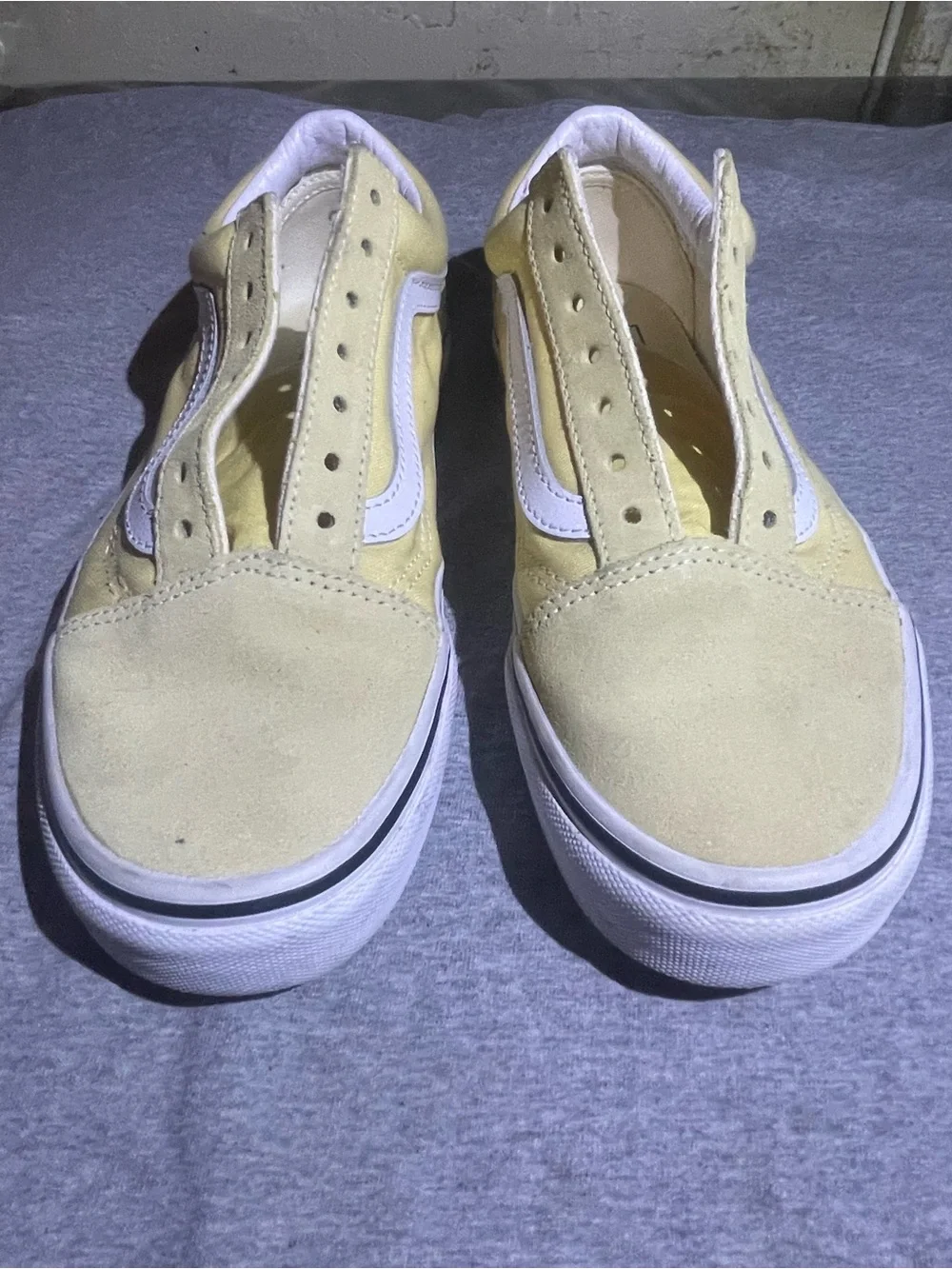 Vans Yellow men 4.5 Women 6 Suede Slip-On Sneakers